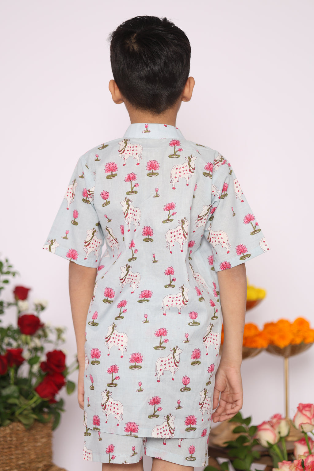 Pichwai Lotus Co-Ord Set