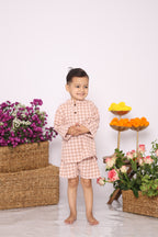 Rosewood Checks Co-Ord Set
