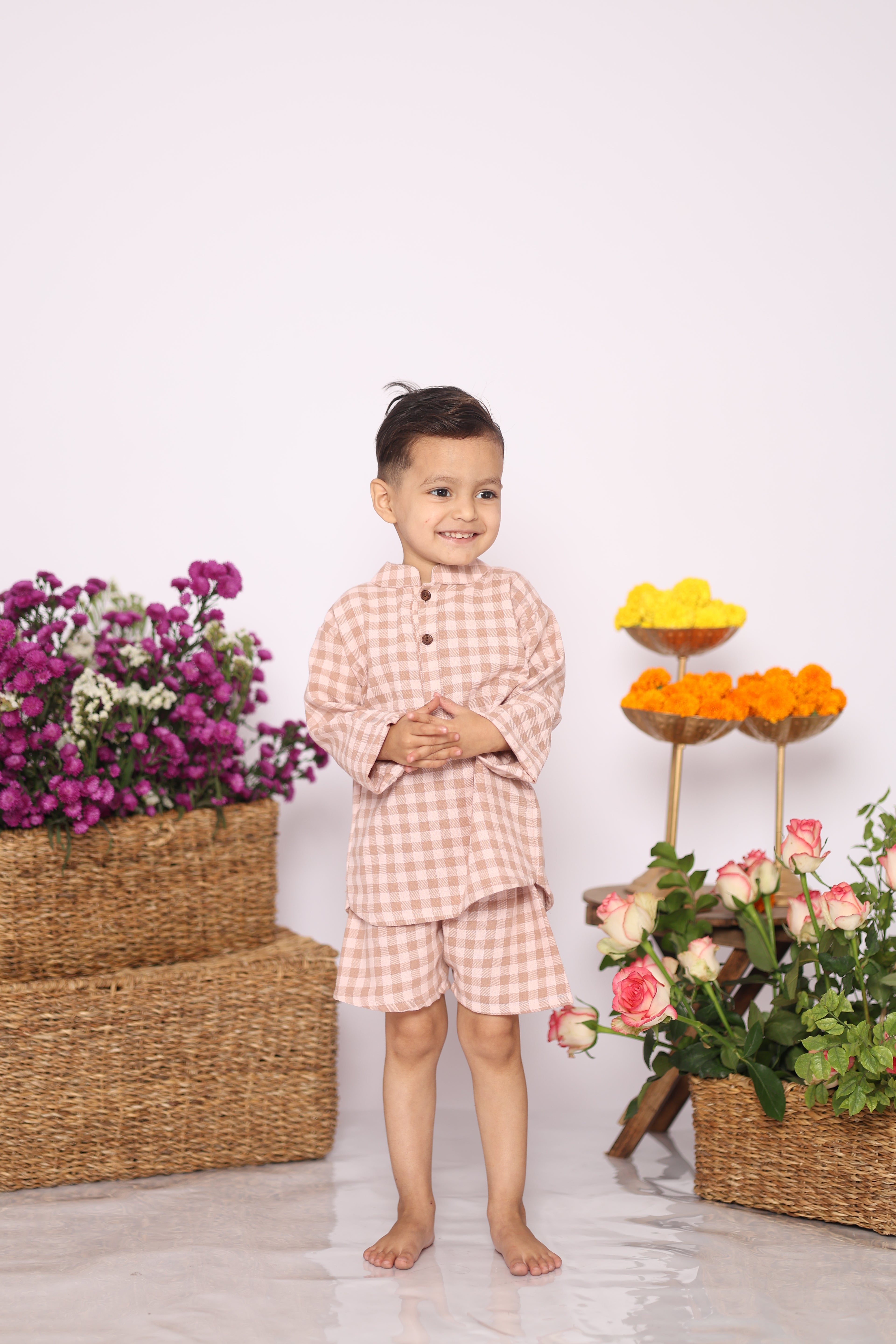 Rosewood Checks Co-Ord Set