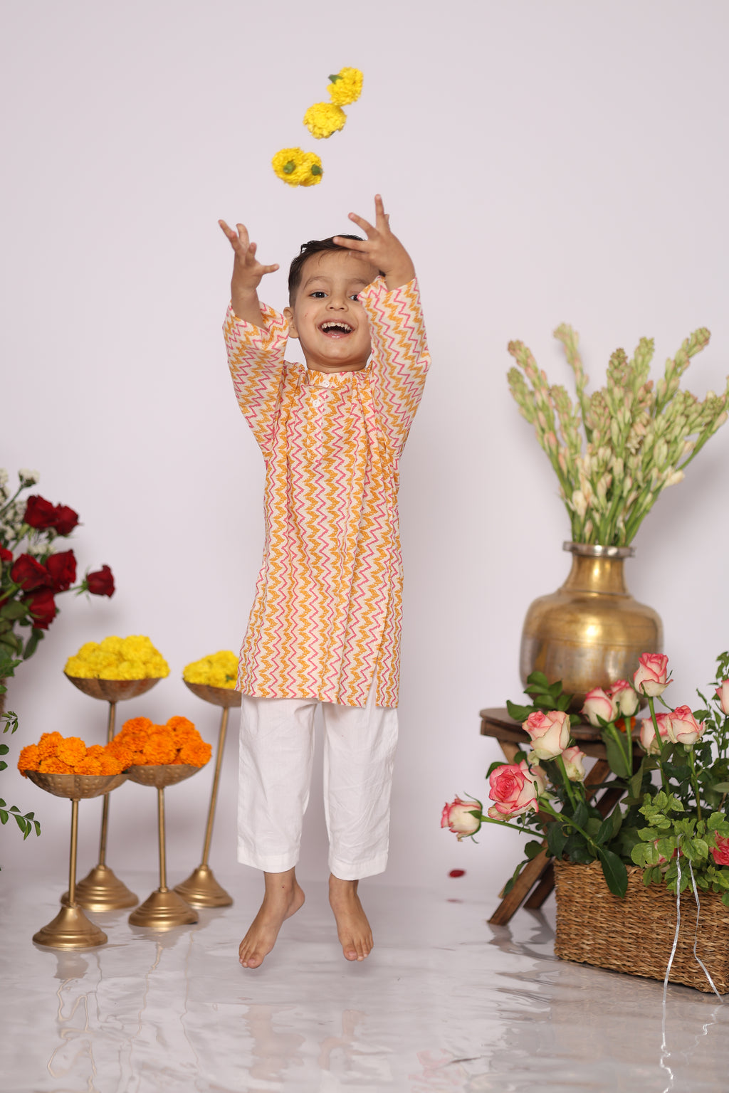 Zigzag Kurta Set