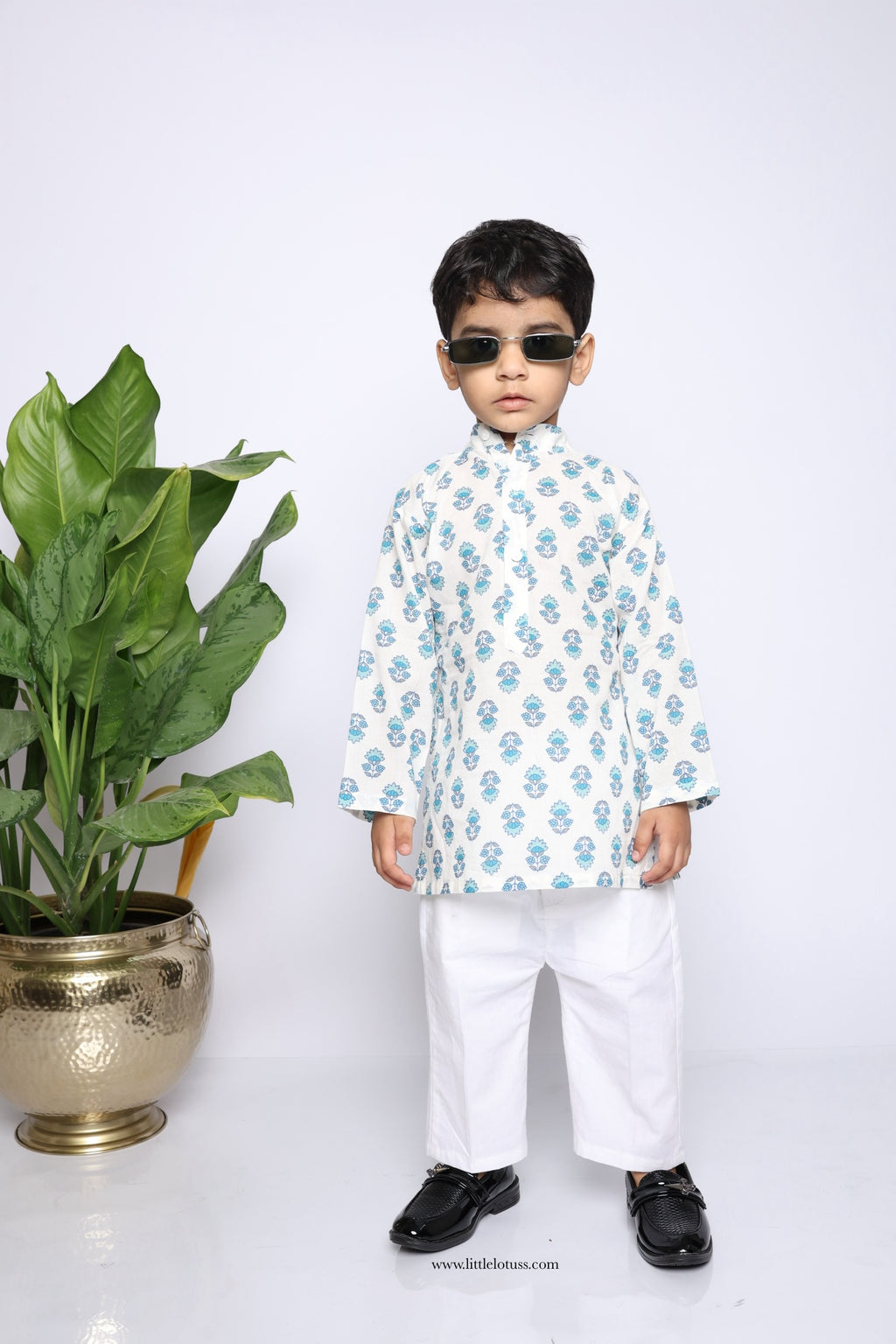 Blue Noir Kurta Pajama Set