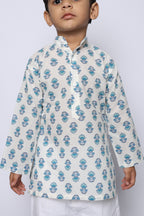Blue Noir Kurta Pajama Set