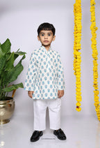 Blue Noir Kurta Pajama Set