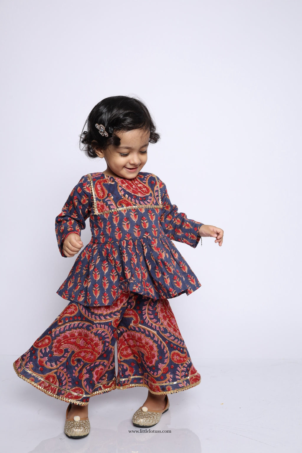 Vaidehi Peplum Top & Palazzo