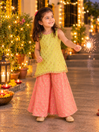 Vasanti – Pure Georgette Festive Palazzo Set