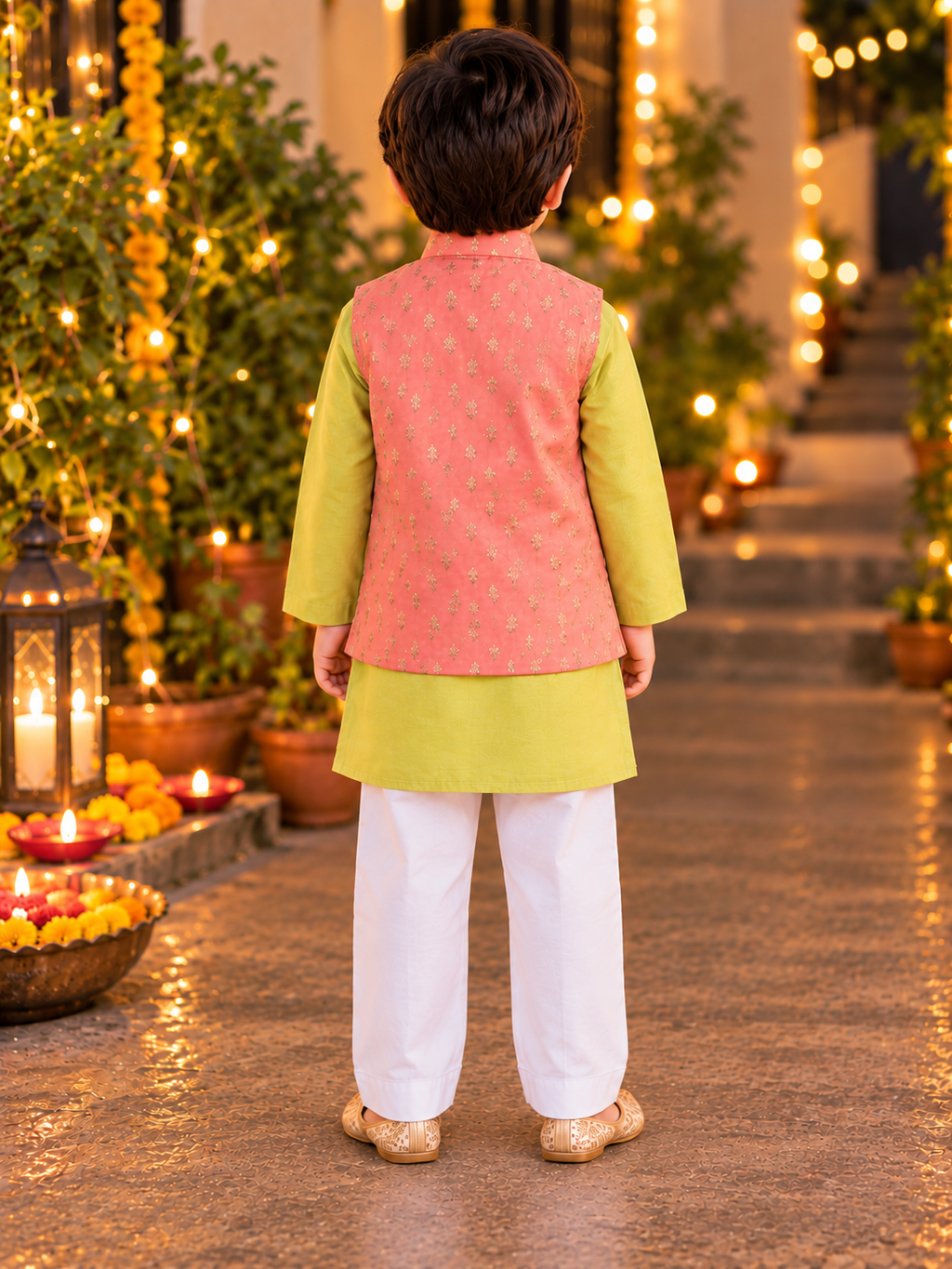 Anvay – Festive Kurta Jacket Set