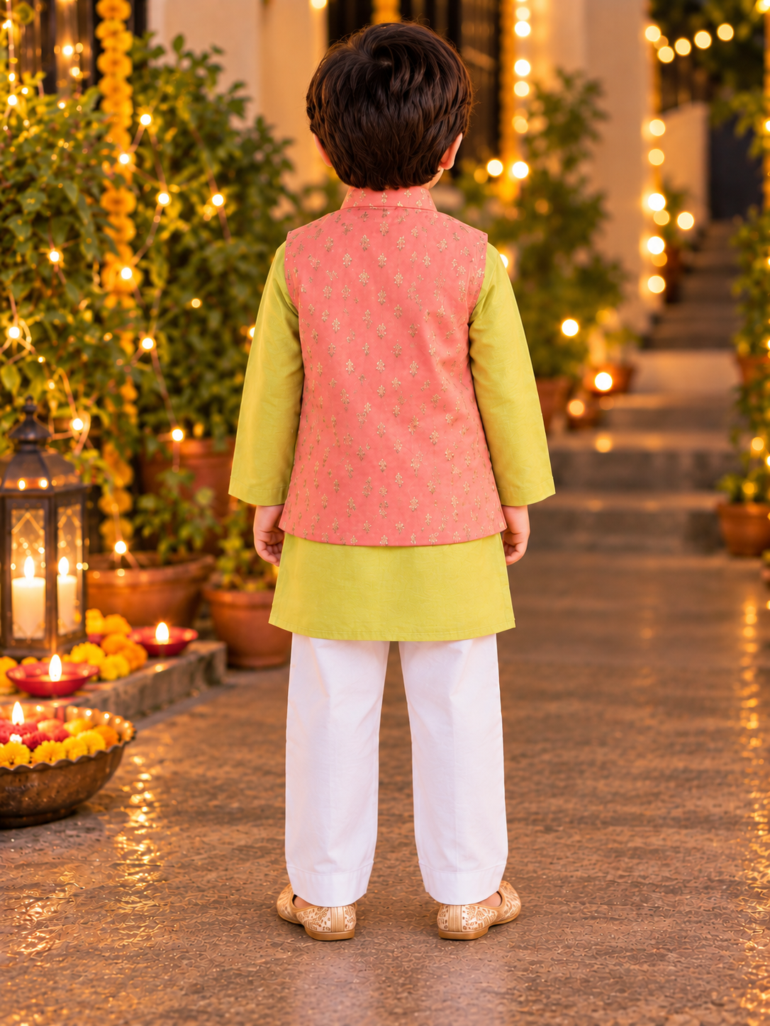Anvay – Festive Kurta Jacket Set