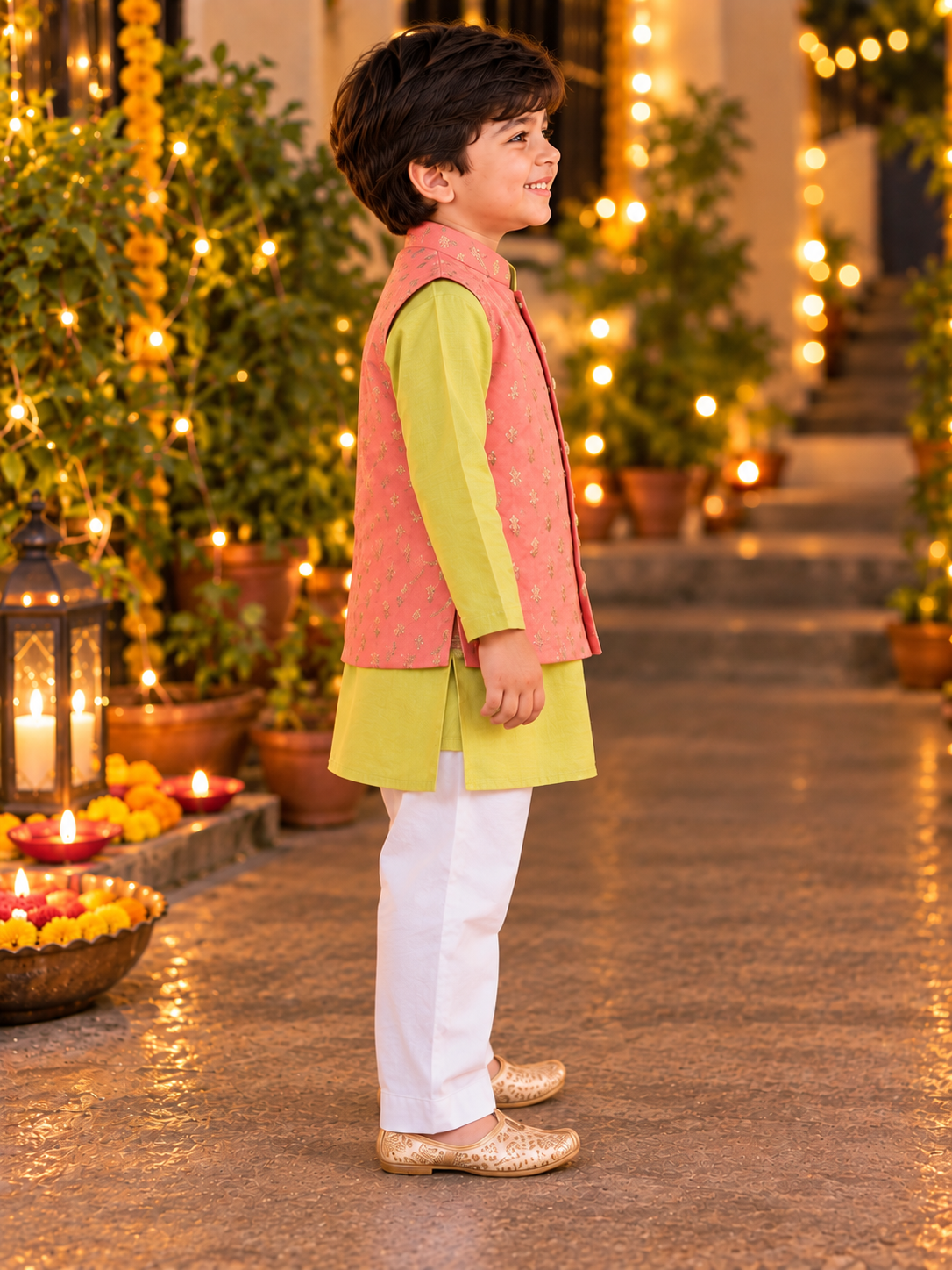 Anvay – Festive Kurta Jacket Set