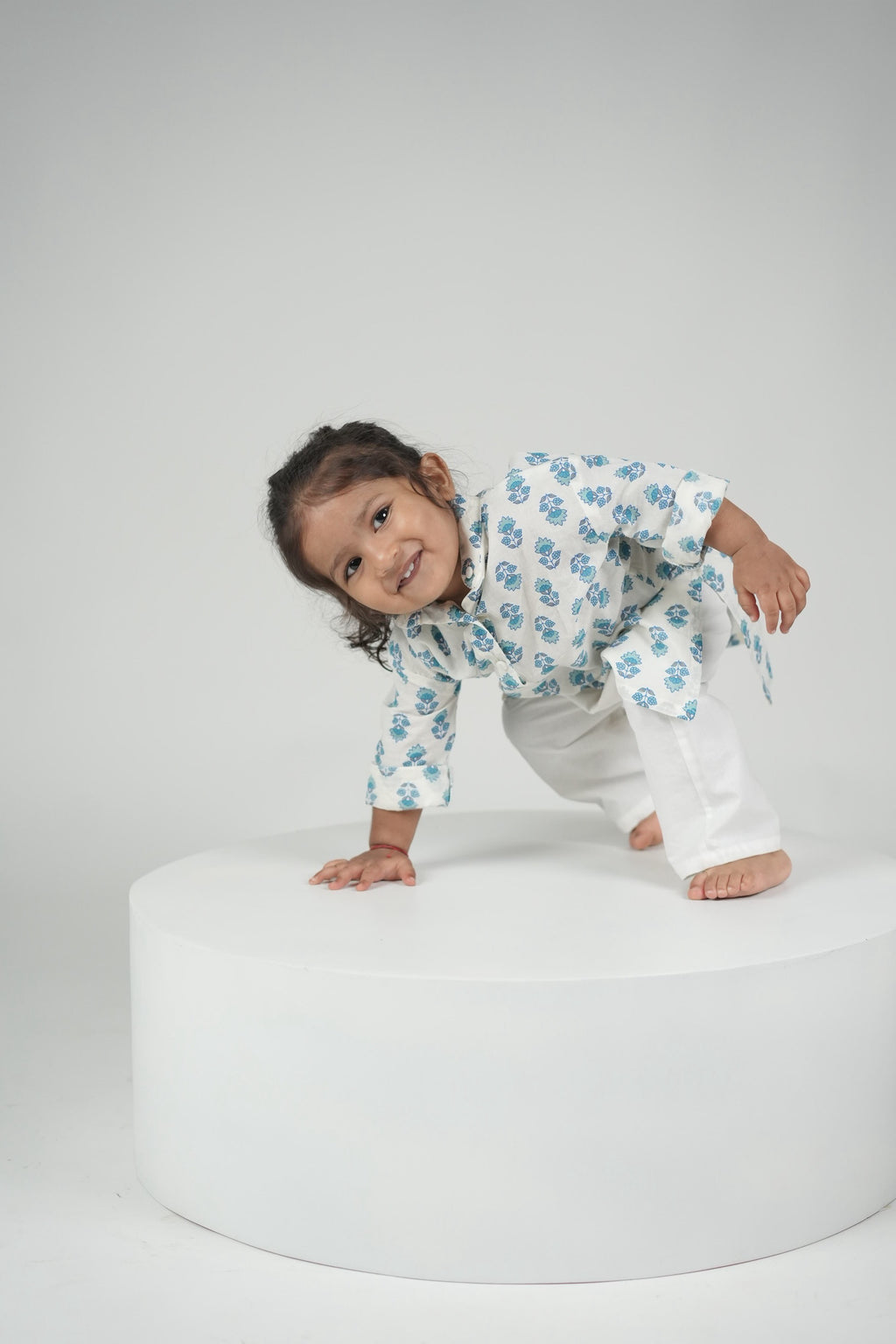 Blue Noir Kurta Pajama Set
