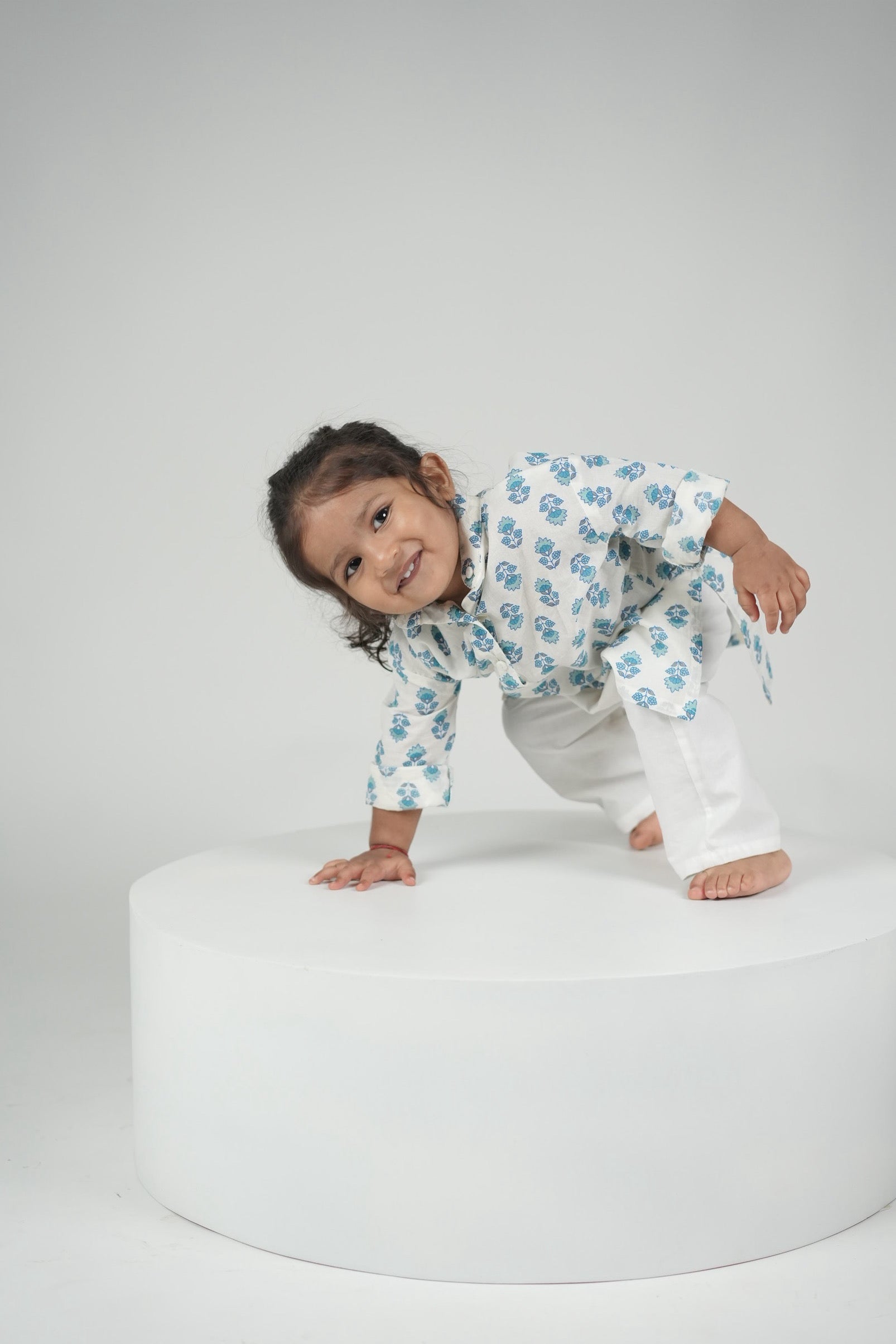 Blue Noir Kurta Pajama Set