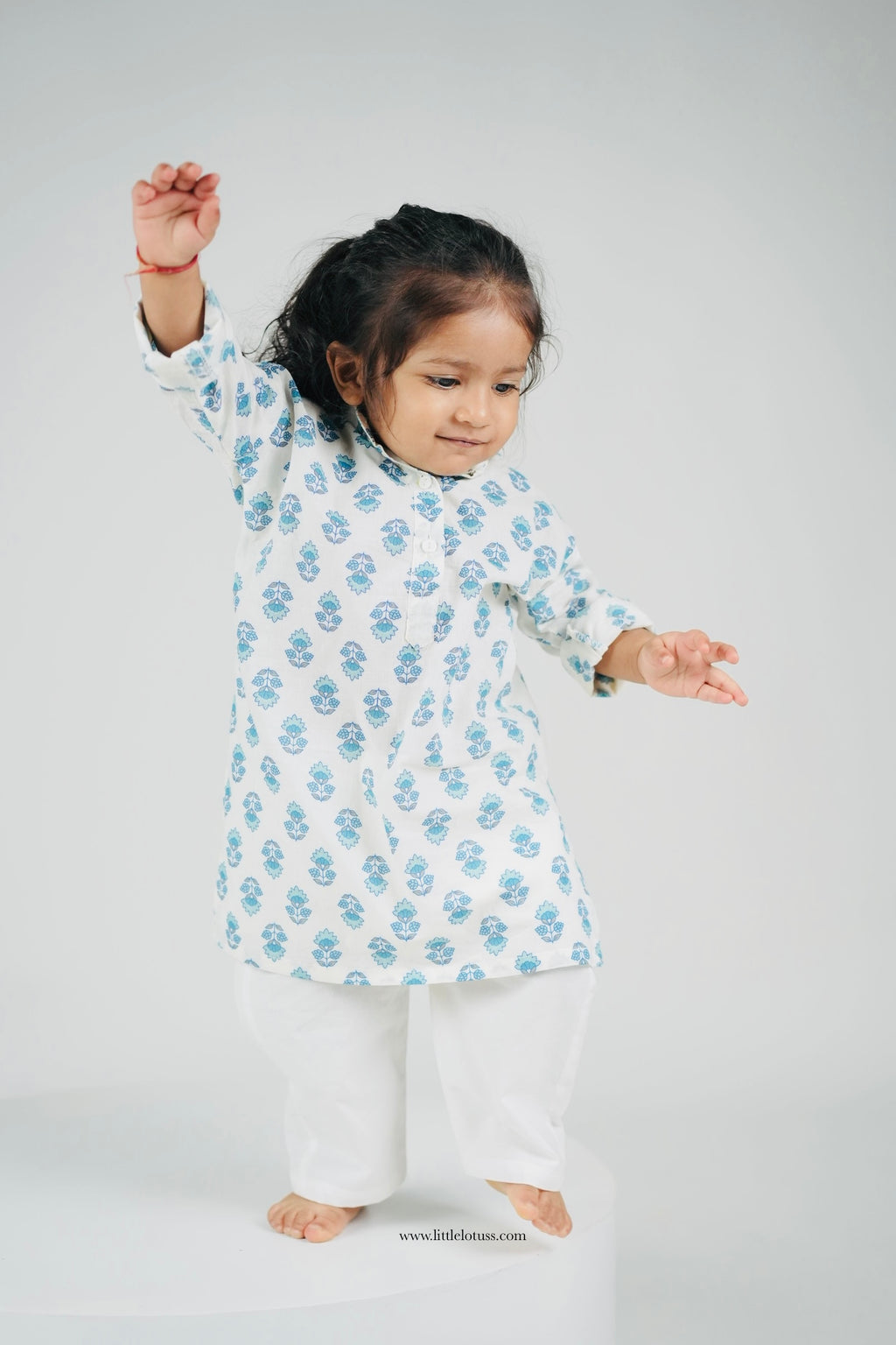 Blue Noir Kurta Pajama Set