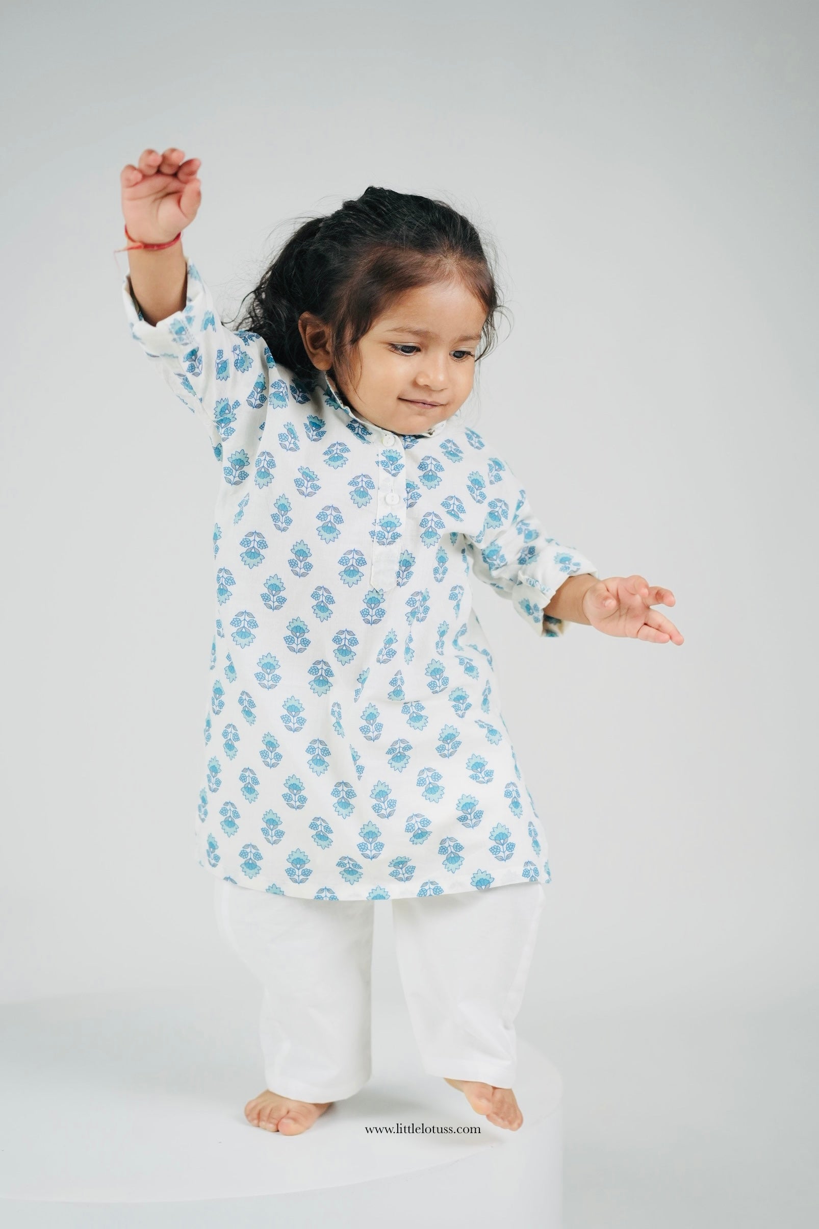 Blue Noir Kurta Pajama Set